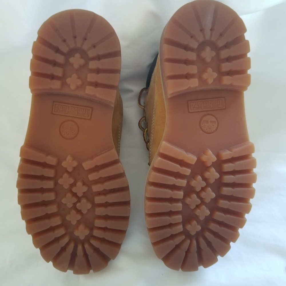 Timberland 6" DoubleWheat Nubuck Junior Youth Boot - Picture 5 of 6